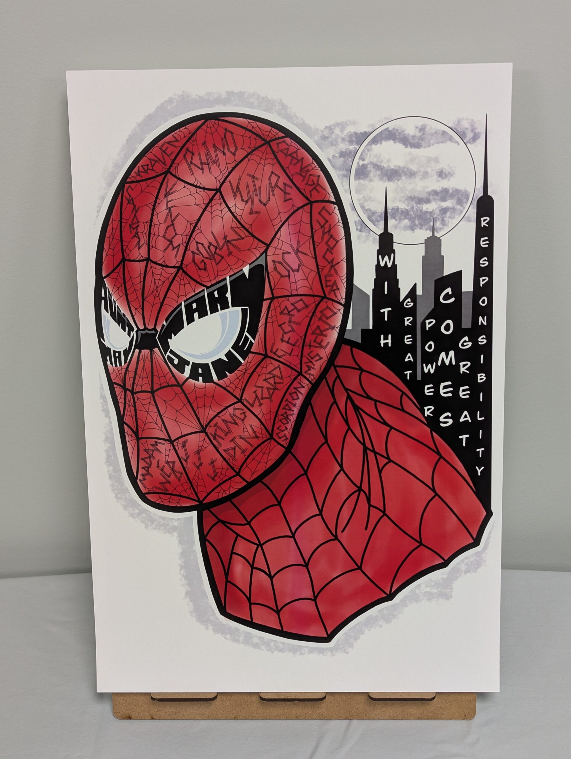 015 - 2 12”x18” Spiderman art prints