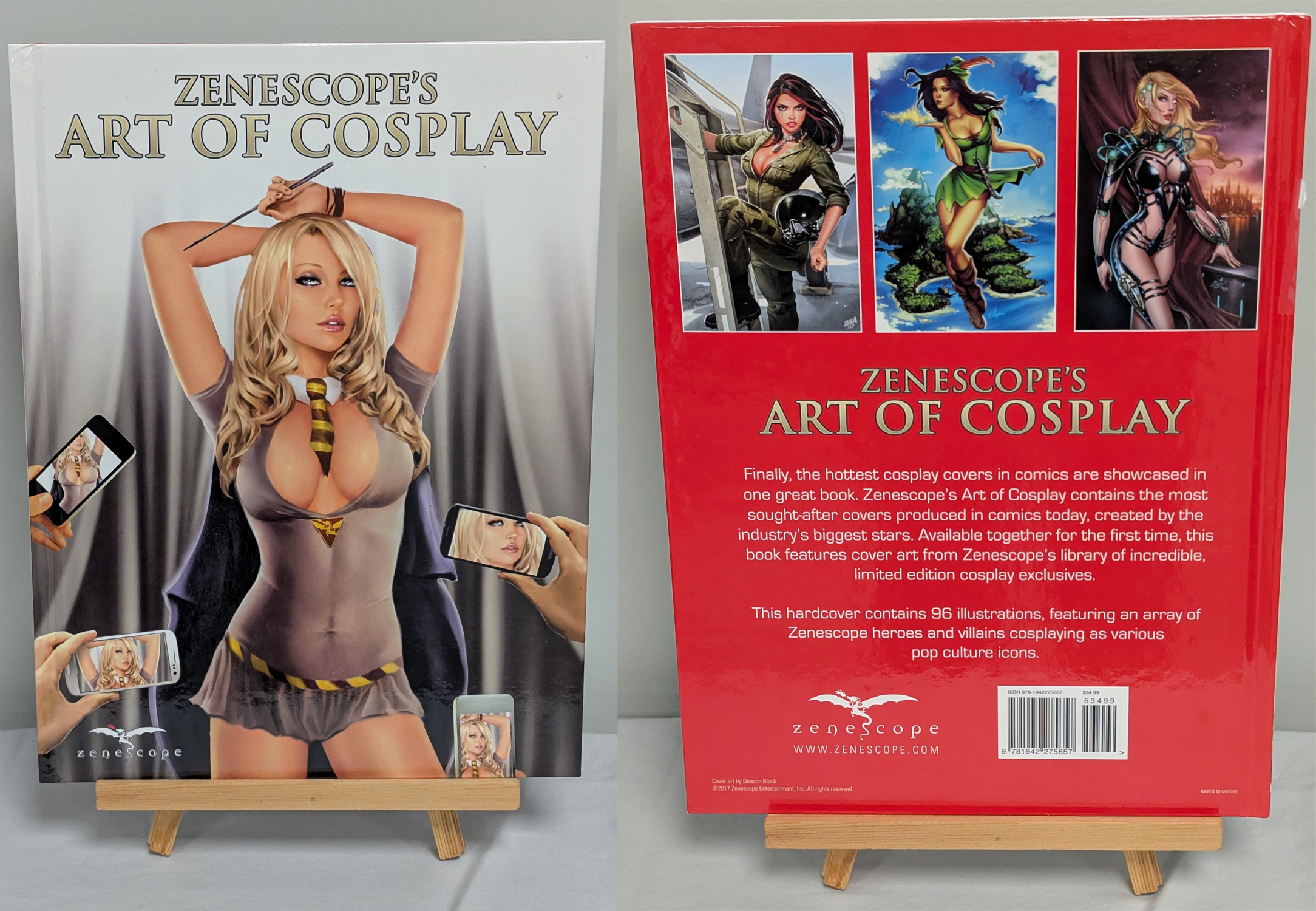 036 - Zenescope’s Art of Cosplay Hardcover book & Artbook Volume 2 Hardcover book
