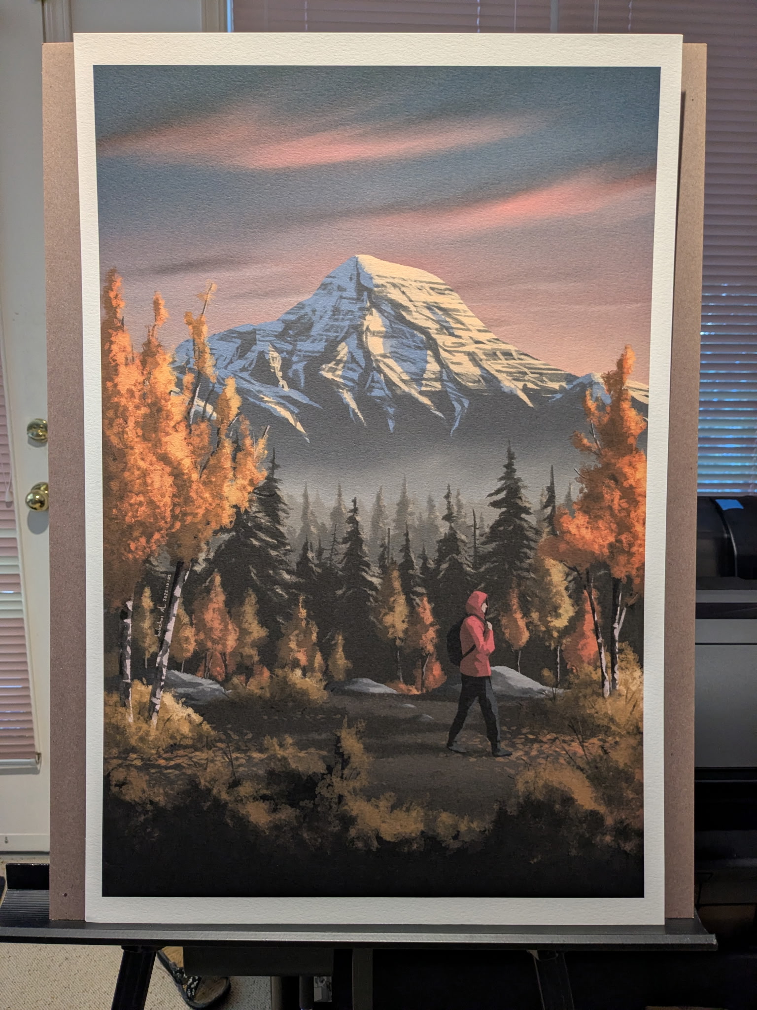 037 - the Hike Giclee art print - 16x24"