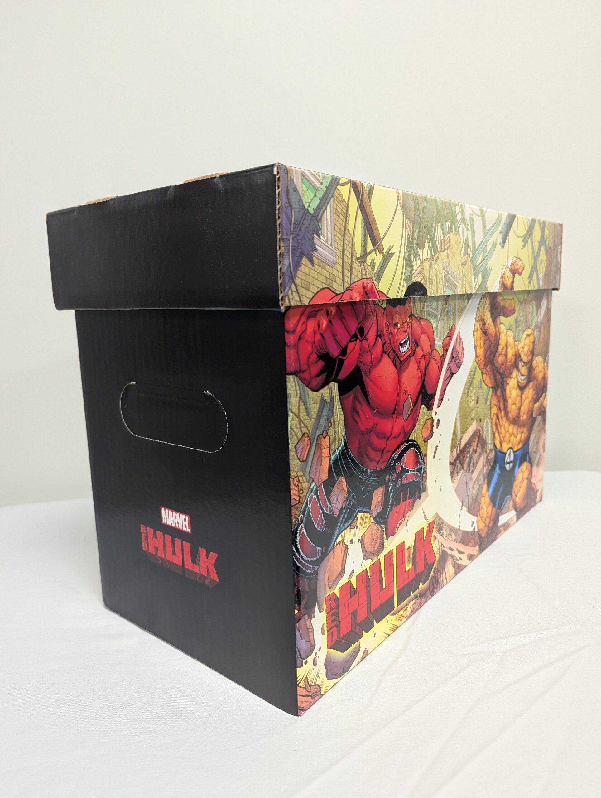 054 - Marvel Red Hulk & Thing Comic Book Short Box