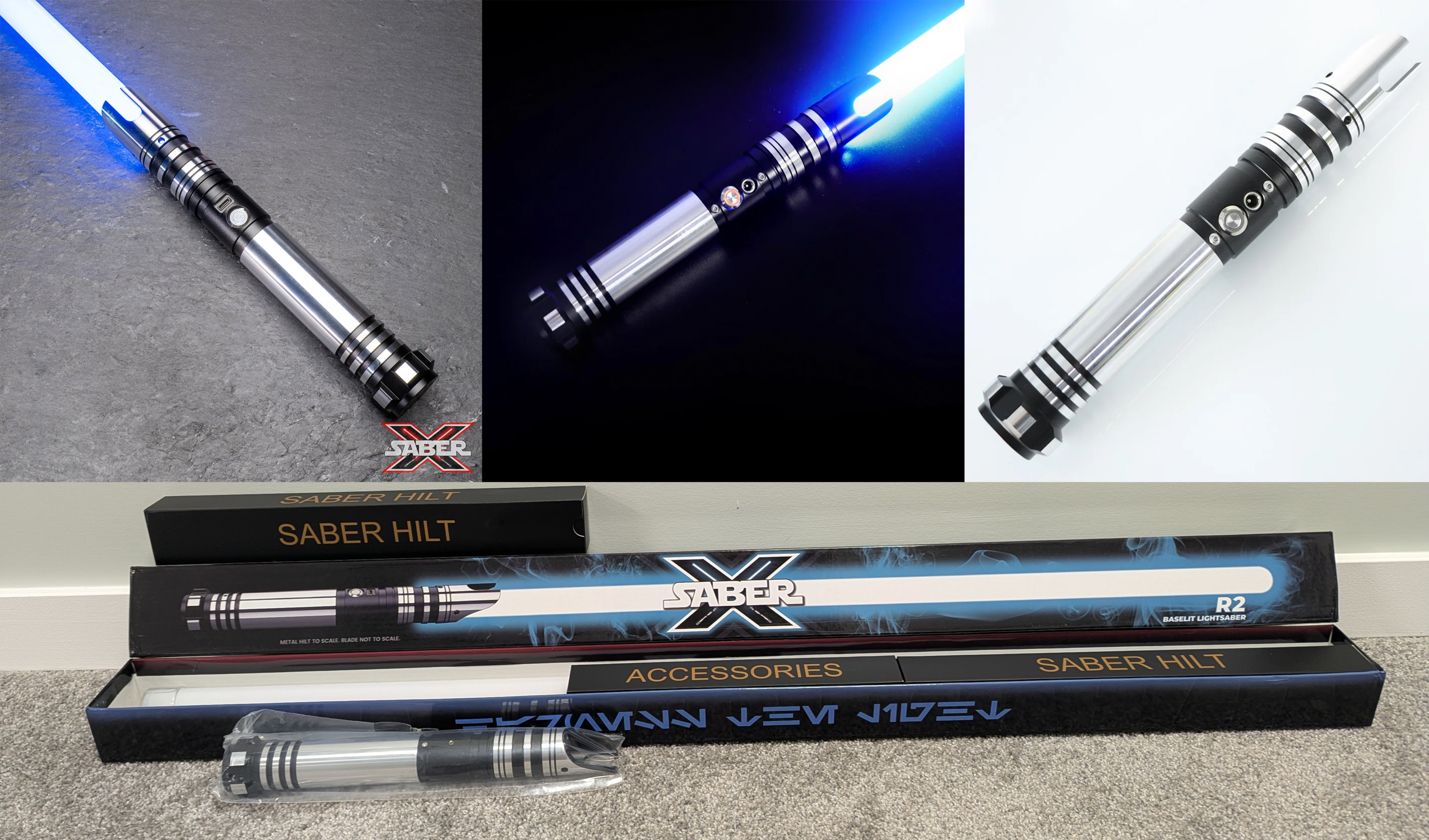 067 - SaberX R2 Baselit Duel Ready Lightsaber