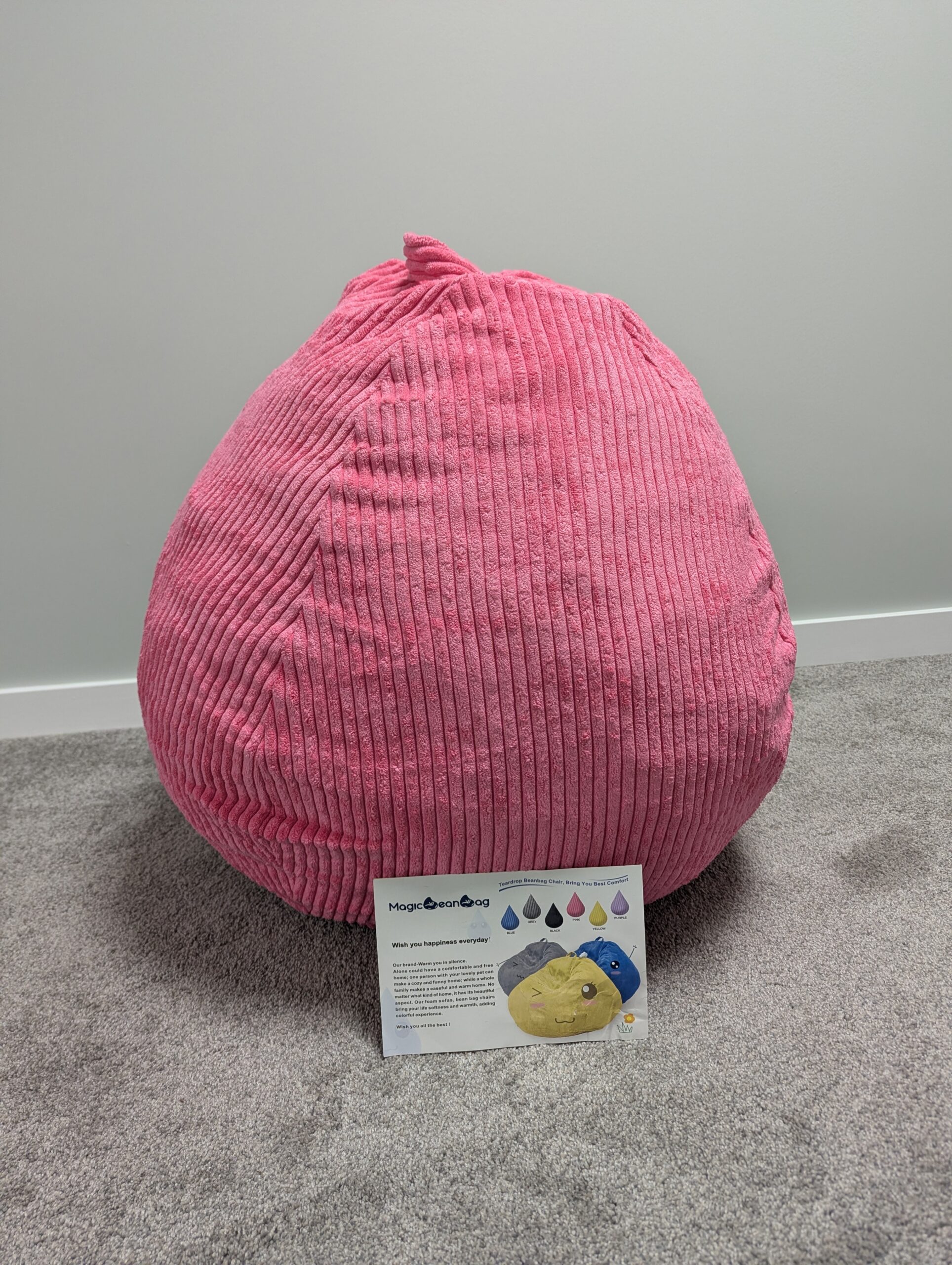 100 - Magic Bean Bag Teardrop chair