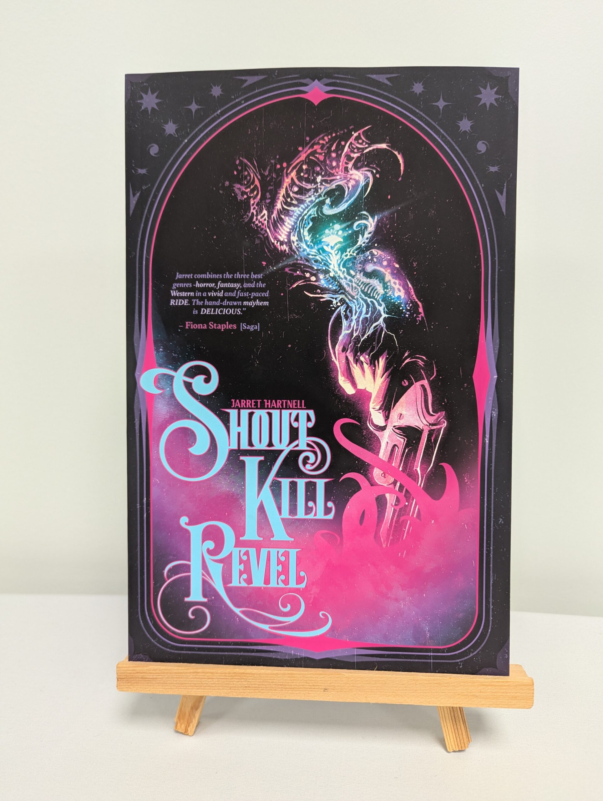 123 - Shout Kill Revel graphic novel, signed by the artist and writer