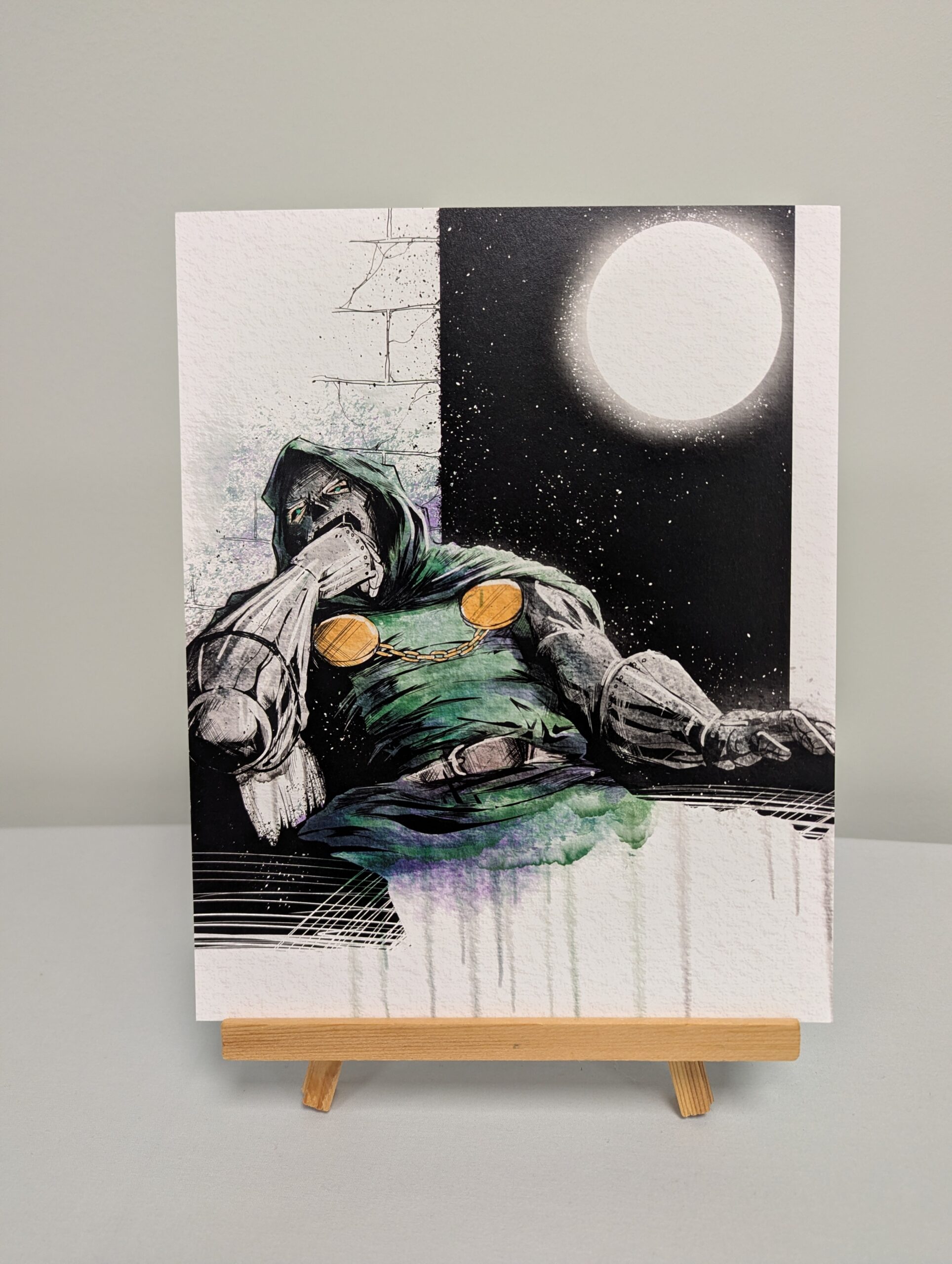 132 - 8”x10” art print - Dr Doom