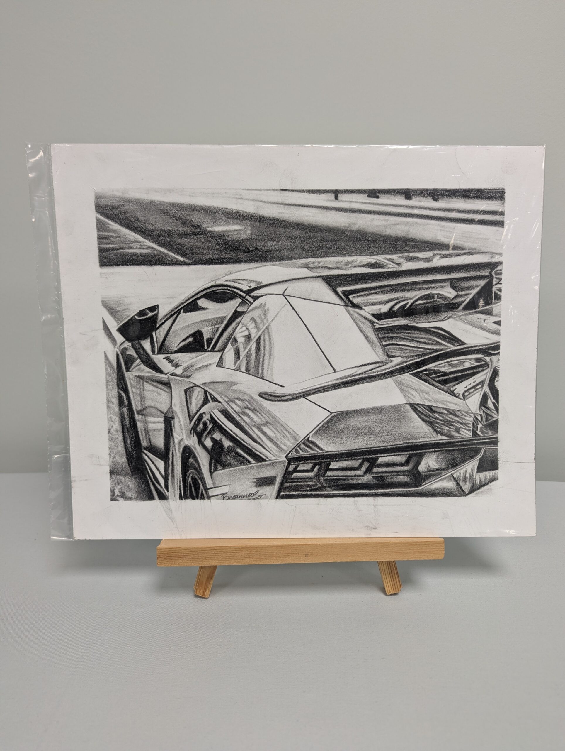 153 - Original Car Pencil Art