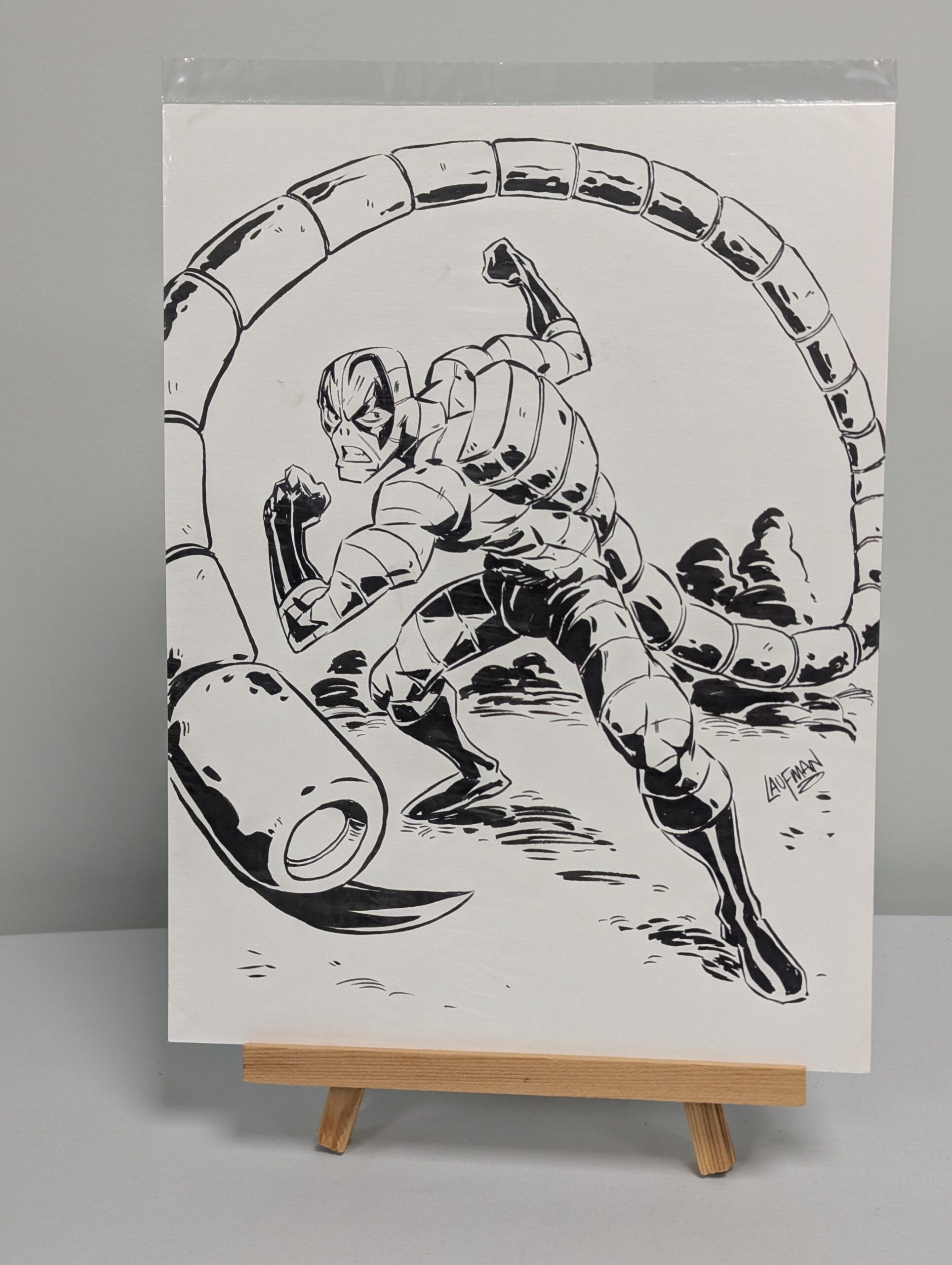 157 - Original inked art - Scorpion - 9x12”