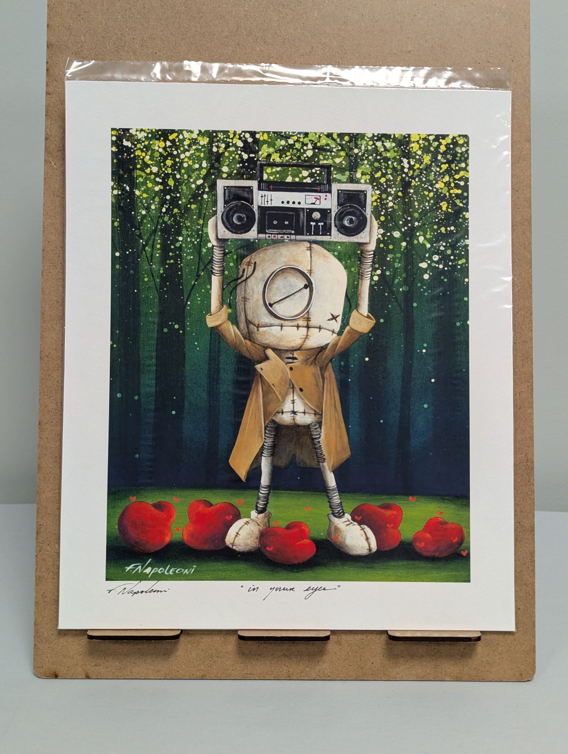 158 - In your Eyes - Open Edition Art Print - 10x12” - Signed and Personalized by the Artist Fabio Napoleoni