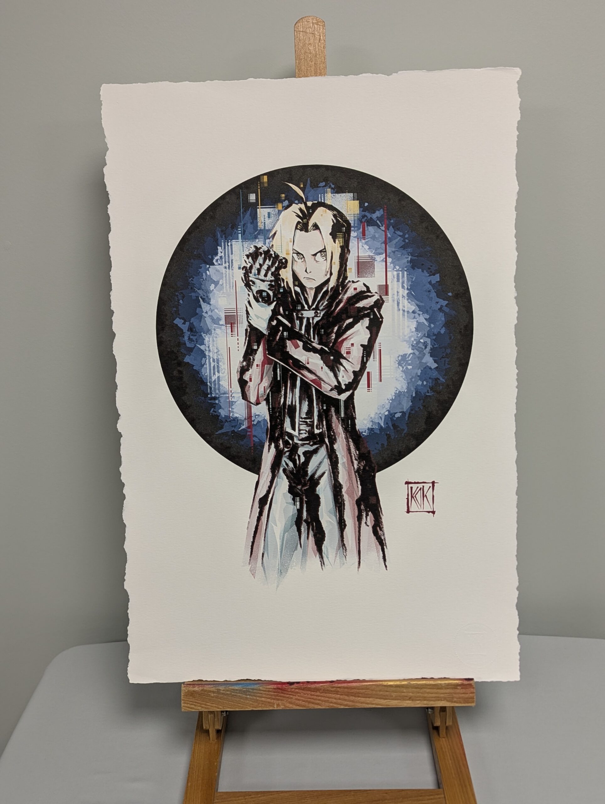 170 - Fullmetal Alchemist Edward Elric Art Print - 16x24"