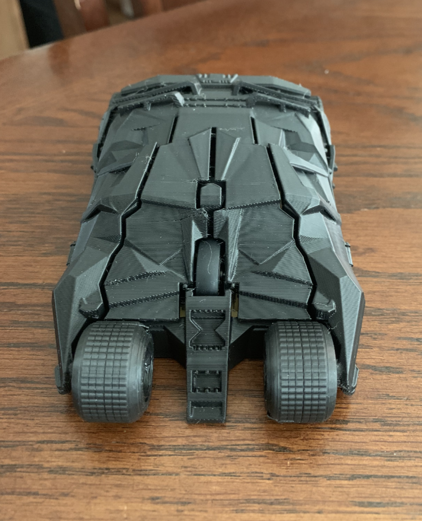 174 - 3d Printed Batman Batmobile Wireless Mouse