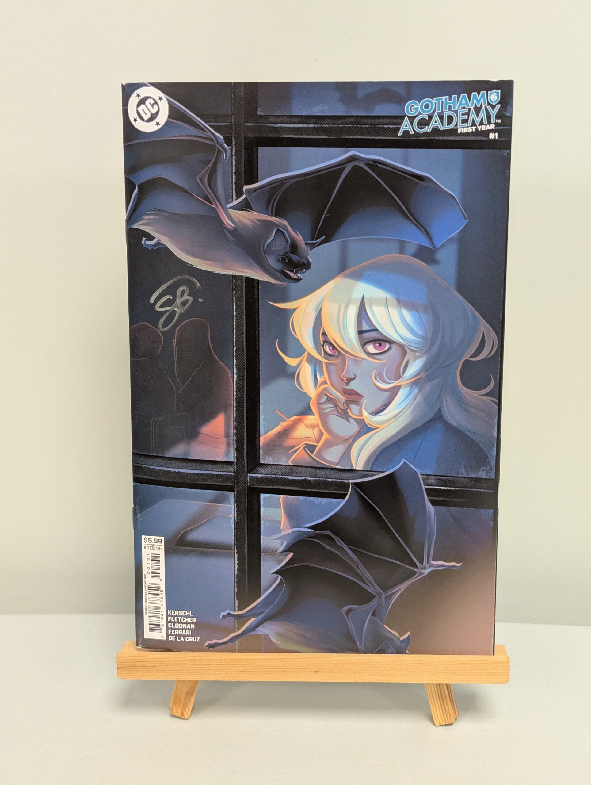 183 - Gotham Academy First Year - Issue #1 - Signed by Variant Cover Artist Sweeney Boo
